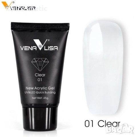 Ново! Venalisa АКРИГЕЛ за изграждане 45гр, снимка 2 - Продукти за маникюр - 30093344