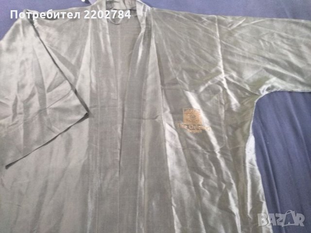 Копринен мъжки халат,халати, снимка 3 - Бельо - 26675025