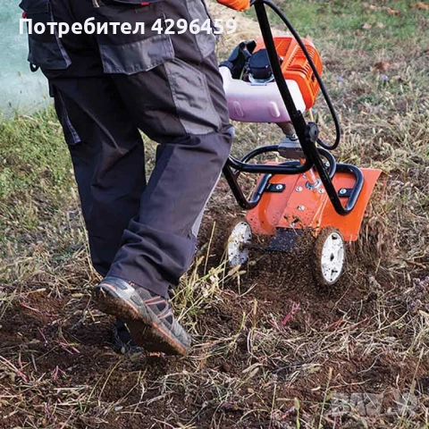 Мотофреза бензинова PREMIUM, 3 конски сили, 2-тактова, снимка 2 - Градинска техника - 52136620