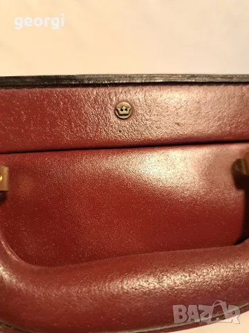кожено бизнес куфарче Crown's club   1/3, снимка 3 - Куфари - 48258603