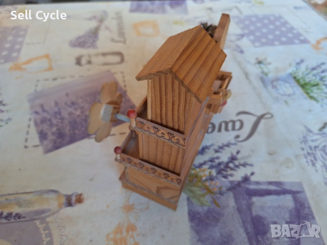 ✅ДЪРВЕНА МУЗИКАЛНА КЪЩИЧКА❗, снимка 4 - Антикварни и старинни предмети - 53253713