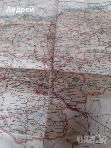 Стара карта на България, снимка 4 - Други ценни предмети - 44311136