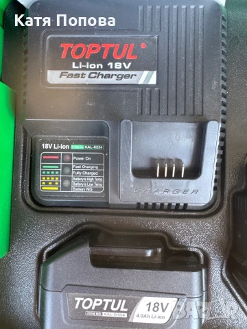 Продавам impact driver TOPTUL, снимка 4 - Винтоверти - 50914482