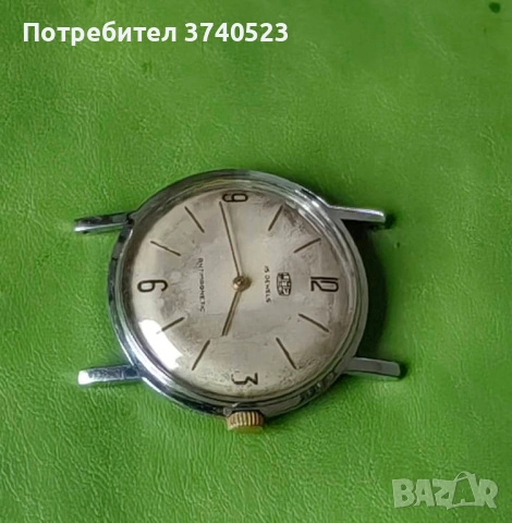 Винтидж от 60-те Германски DDR механичен часовник Umf. Ruhla 15JW с ръчно навиване. СТОМАНЕНА КАСА , снимка 3 - Мъжки - 54165095