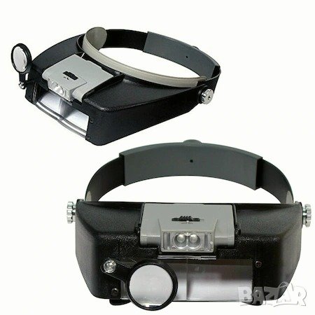 Комплект нови увeличителни лупи с различни диоптри и LED осветление, снимка 4 - Други инструменти - 44343391