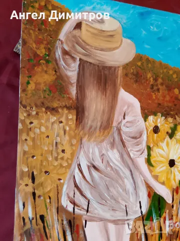 Маслена картина платно подписана , снимка 3 - Картини - 47764780