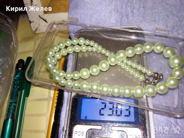 МНОТО КРАСИВО НЕЖНО ПЕРЛЕНО КОЛИЕ БЕЛ ЕПОК СТИЛ 34786, снимка 6 - Колиета, медальони, синджири - 39141534