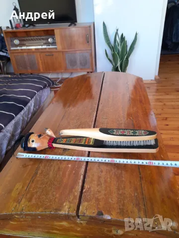 Стара четка,закачалка за четка , снимка 2 - Други ценни предмети - 48876356