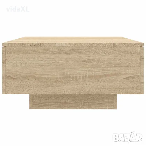 vidaXL Маса за кафе, дъб сонома, 90x60x31 см, инженерно дърво, снимка 6 - Маси - 56147762