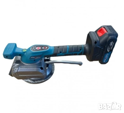 Вендуза за плочки Kraft Royal, лапа, акумулаторна, зелена, 36VDC, 8Ah, 75kg, к-т, снимка 4 - Други инструменти - 50747887