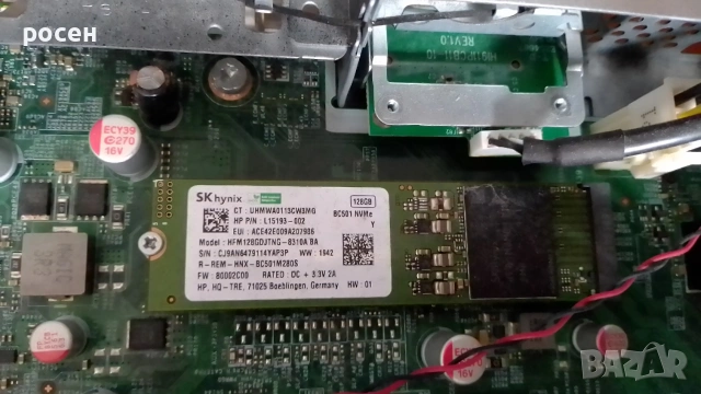 Hp Prodesk 400 G5 sff I3 8100 ram 8gb SSD 128gb nvme WiFi bt, снимка 5 - Работни компютри - 54192970