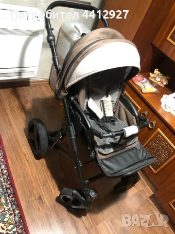 Бебешка количка Quali Carmelo 3в1, снимка 7 - Детски колички - 49468210