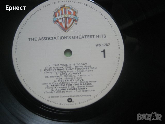 Грамофонна плоча на The Association – Greatest Hits!, снимка 2 - Грамофонни плочи - 39222394