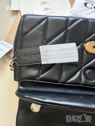 Дамска чанта Coach Tabby Shoulder Bag 26 в черен цвят, снимка 10 - Чанти - 54241645