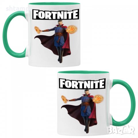 Чаша Fortnite Dr Strange,Керамична Чаша, Кафе Чай, Игра,Изненада,Подарък,Повод,Празник,Рожден Ден, снимка 3 - Чаши - 38472701