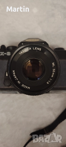 Лентов камера yaschica fx3 с обектив 50мм 1.8