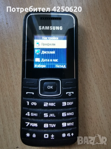 Телефон GSM samsung gt-e1050 без зарядно, снимка 3 - Samsung - 51555661