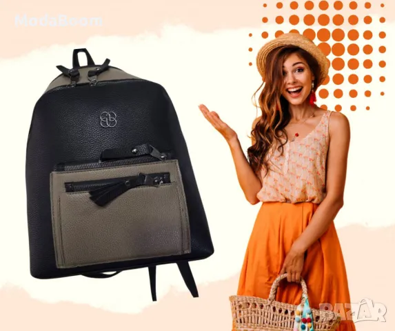 Стилна ежедневна дамска раница за всеки повод, снимка 3 - Раници - 48718661