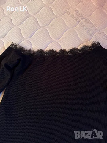 Блуза с паднало рамо, снимка 2 - Блузи с дълъг ръкав и пуловери - 50420495