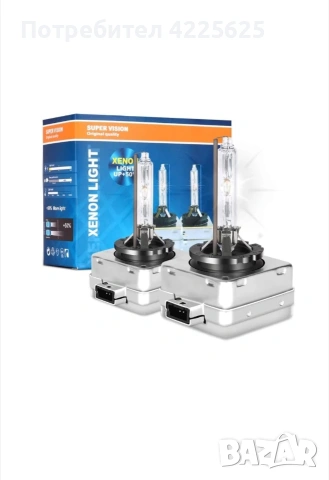 Комплект 2 бр. Крушки за автомобил Xenon 35W D1S 6000К, снимка 2 - Аксесоари и консумативи - 53958723