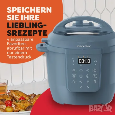 Мултикукър Instant Pot Duo 7 в 1, 5,7 л, син, снимка 4 - Мултикукъри - 56539254