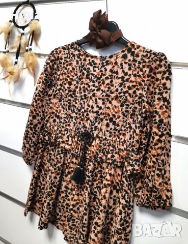 Бебе рокля в леопардов принт , снимка 2 - Бебешки рокли - 35279099