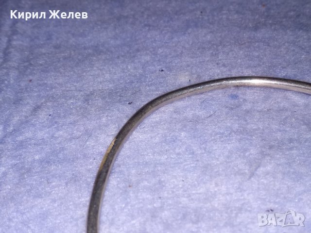 СТАРА СРЕБЪРНА ГРИВНА Тип ТОРКВА ВИСОКА ПРОБА СРЕБРО РЪЧНА МАЙСТОРСКА КЛАСИЧЕСКА ИЗРАБОТКА 20128, снимка 9 - Антикварни и старинни предмети - 40524062