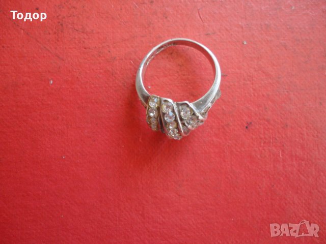 Сребърен пръстен с камъни 925, снимка 7 - Пръстени - 42208630