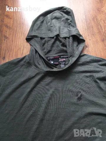 Spyder Men's Performance Hoodie - мъжка спортна блуза Л КАТО НОВА, снимка 3 - Блузи - 49212137