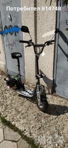 Бензинова тротинетка , снимка 5 - Скутери и тротинетки - 47553616