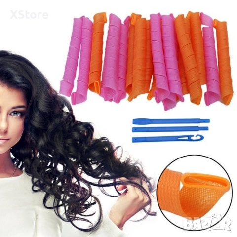 Ролки за вълнообразни къдрици, снимка 10 - Аксесоари за коса - 52590190