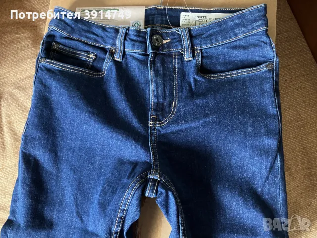 НОВИ jeans / дънки, skinny, стандартна височина колан, стандартна дължина крачол, 86% памук, снимка 4 - Дънки - 50410939