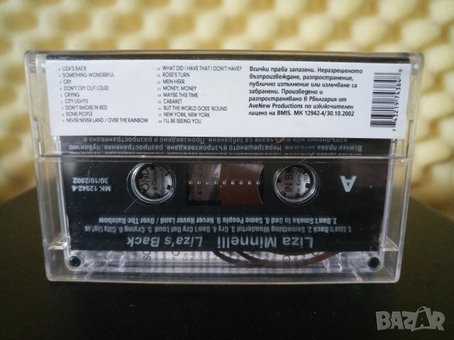 Liza Minnelli - Liza's Back, снимка 2 - Аудио касети - 30121862