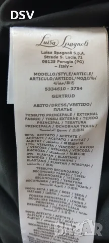 Luisa Spagnoli луксозна дълга рокля , снимка 9 - Рокли - 55875770