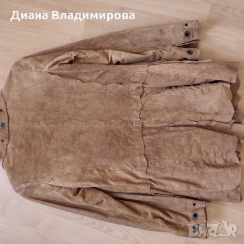 Манто естествен велур, снимка 2 - Якета - 30728358