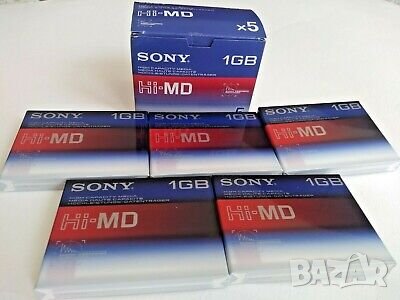 Blank Sony Hi-MD 1GB Media MiniDisc + Нормални MD Нови!, снимка 11 - Други - 39699439