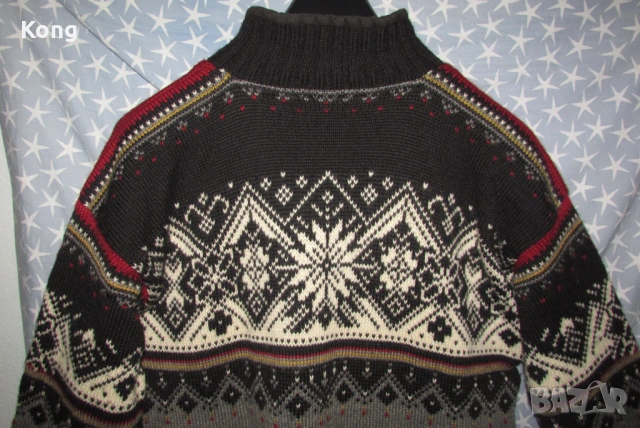 Мъжка горница фланела Dale of Norway Sport агнешка вълна Ауди пуловер Audi Cup, снимка 14 - Пуловери - 53065239