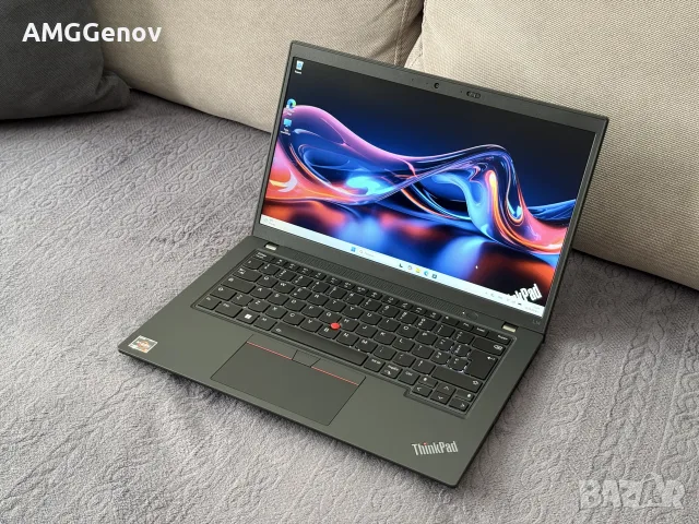 Чисто Нов 14'FHD+IPS Ryzen 5 PRO-7530u Lenovo Thinkpad L14 Gen 4 16GB DDR4 256GB SSD Гаранция