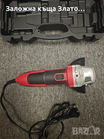 Чисто нов Ъглошлайф Raider RD-AG51 750W в куфар с 3 дискa, снимка 4 - Ъглошлайфи - 55773965