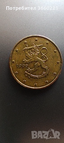 10 евроцента финландия 1999