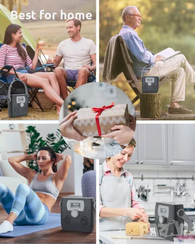   Bluetooth CD плейър с високоговорител, FM радио и таймер  MONODEAL, снимка 8 - Радиокасетофони, транзистори - 50128546