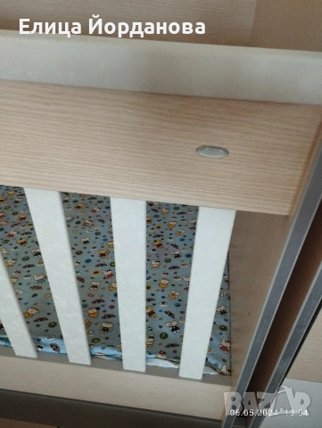 Комбинирана бебешка кошара, снимка 11 - Мебели за детската стая - 54210653