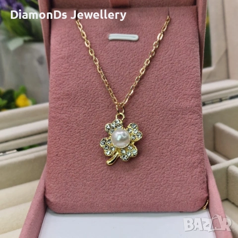 Pearl Flower Necklace 🌸 | дамско колие с перла