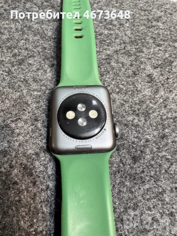 Apple Watch Series 3 (38мм), GPS, Тъмнозелена Каишка + Магнитно Зарядно, снимка 9 - Аксесоари за Apple - 52777204