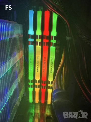 4x8=32 GB DDR4 RAM Crucial Balistics RGB, снимка 7 - RAM памет - 56247359