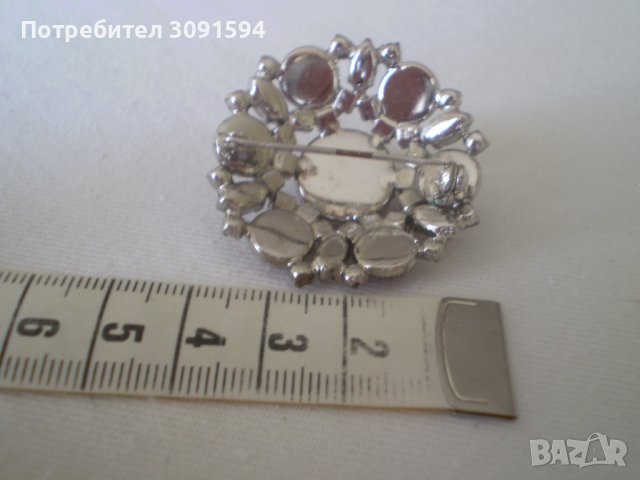 брошка стил Арт  Деко   , снимка 5 - Антикварни и старинни предмети - 38052445
