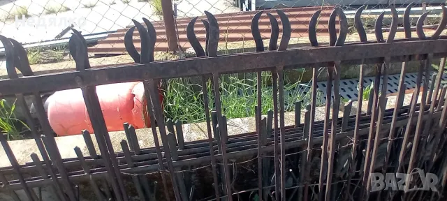 Интериорна ограда,ковано желязо на 200 години, снимка 4 - Антикварни и старинни предмети - 50364083
