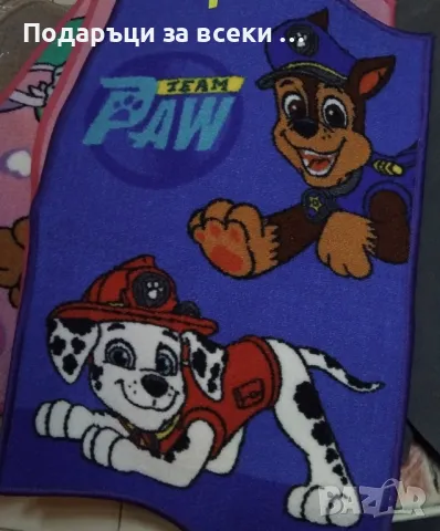 Детско килимче, Paw Patrol 50 x 75 cm, снимка 1 - Килими - 49555112