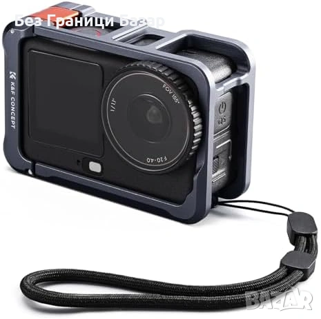 Нова Клетка за DJI Osmo Action 6 алуминиева Cold Shoe Quick Release рамка екшън камера