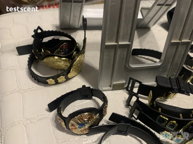 Шампионски колан пояс WWE World Heavyweight Championship световната титла в кеча WWF WCW WWE, снимка 3 - Фигурки - 48495468